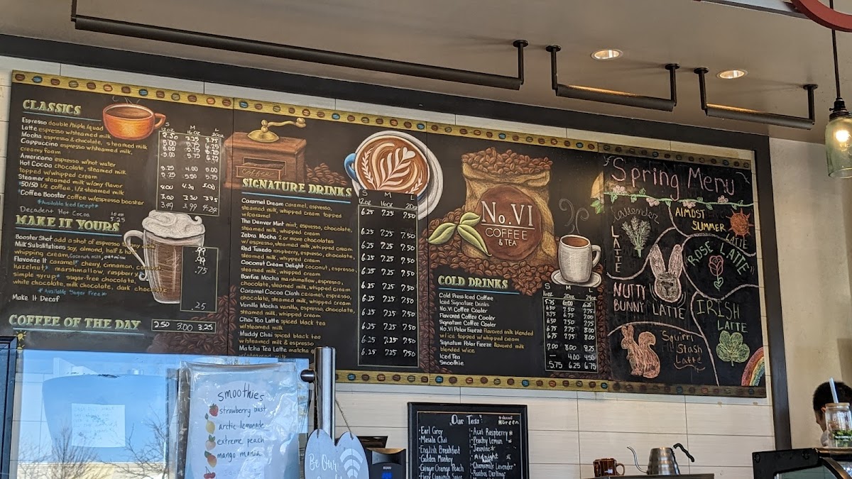 No.VI Coffee and Tea Menu - Image 1