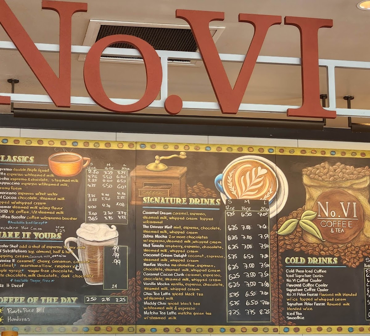 No.VI Coffee and Tea Menu - Image 2